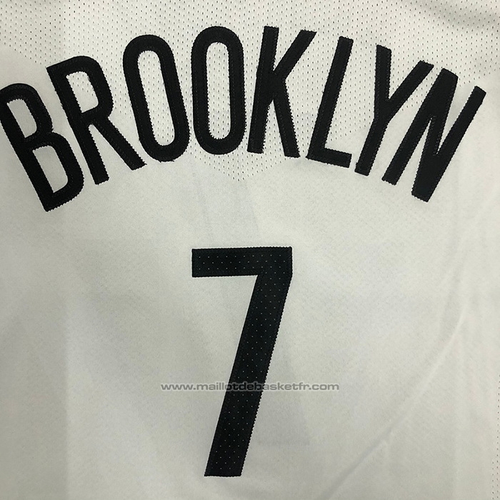 Maillot Brooklyn Nets Kevin Durant #7 Association Authentique Blanc